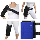 Large Reusable Gel Ice Pack with Wrap by Worldbio - Hot & Cold Therapy for Hip, Shoulder, Back, Knee