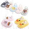 New Style Children's Cloth Slippers Infant Home Indoor Floor Shoes Soft Bottom Cartoon Non-slip Cotton Slippers
