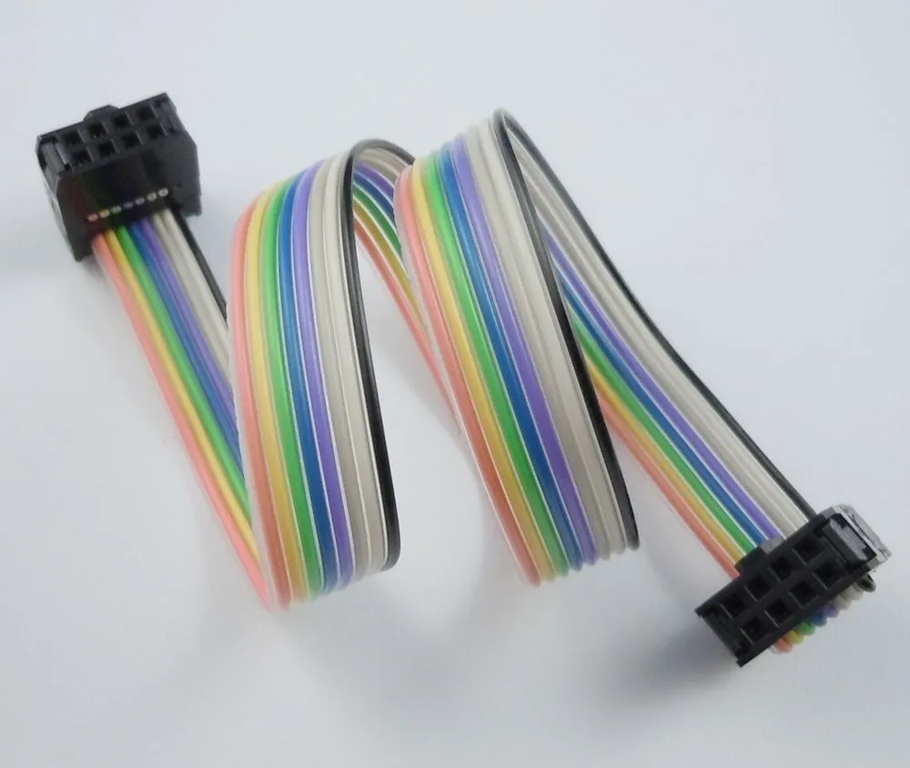 Pitch 254mm 2x4 Pin 8 Pin Connector Wire Idc Flat Ribbon Cables Buy 8 Pin Idc Connectorflat 