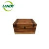 true pine unfinished wood box,red wine wooden box,wine box with hollow lid wooden wine box