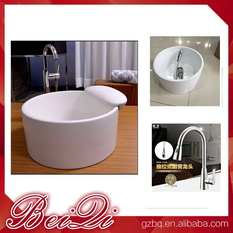 2017 Foot Massage Pedicure Spa Basin Bowl Sinks With Jet Us Faucet
