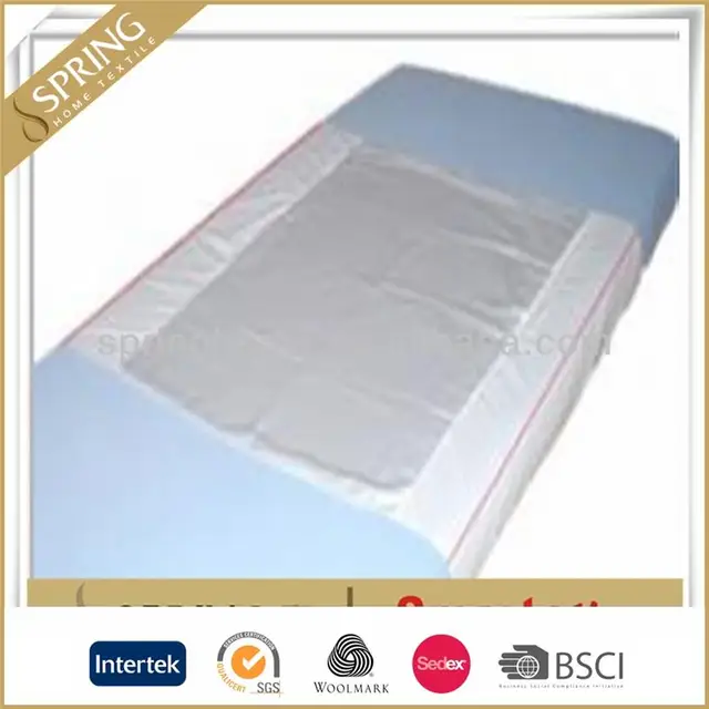 disposable hospital bed sheet protector waterproof flat sheets