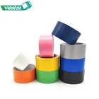 Cheap price all purpose heavy duty colored duct cloth adhesive tape supply oem custom logo printed