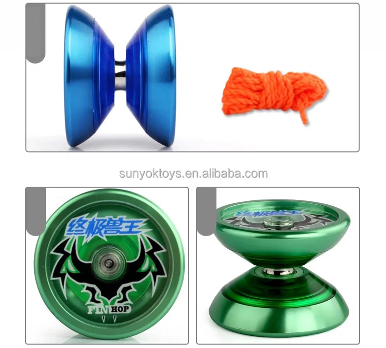 YongJun New Aluminium Metal YOYO With Hubstacks Chinese yoyo, View