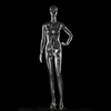 transparent clear full body female mannequin with head
