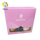 Konjac Sponge 5 pack set with one paper box