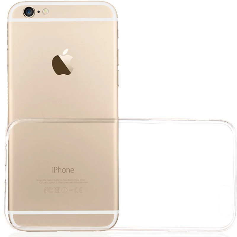 Cell Phone Case for Apple Iphone 5/5S Clear Transparent Soft TPU Super Slim Anti-Dirt Free Shipping