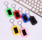 personalized solar power 3 led keychain light