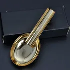 Portable Golden Stainless Steel Metal Single Cigar Ashtray AC-010G