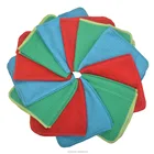 Sinland Blue/Green/Red Assorted fast drying Microfiber household Dishcloth Household Cleaning kitchen cloth