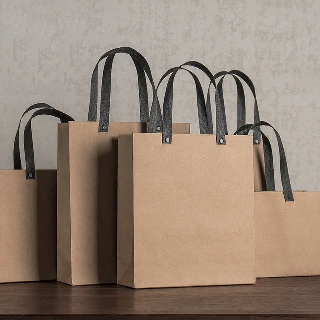 wholesale large brown paper gift bags bulk