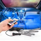 Car RGB LED Strip Light 5050 9 SMD Decorative Atmosphere Lamp 16 Colors Car Styling Car Interior Light With Remote
