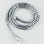 Chrome electroplated stainless steel flexible water heater faucet hose connector pipe