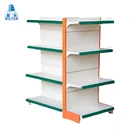 Long life pharmacy grocery store adjustable supermarket metal wire shelf rack rolling gondola display shelving