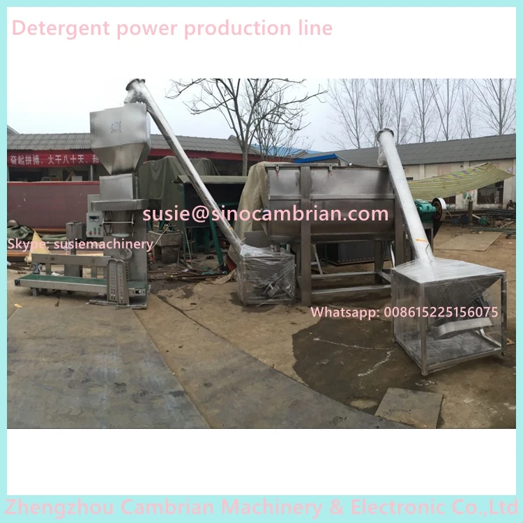 Detergent powder making machine (11)