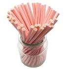 Bar Accessories Diameter 6mm Kraft Paper Material Wheat Straw For Drinks