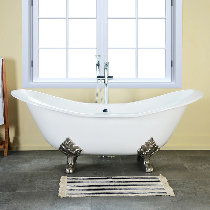 Two Person Sofa Bath Tubs With Claw Foot For Fat People Used Cast