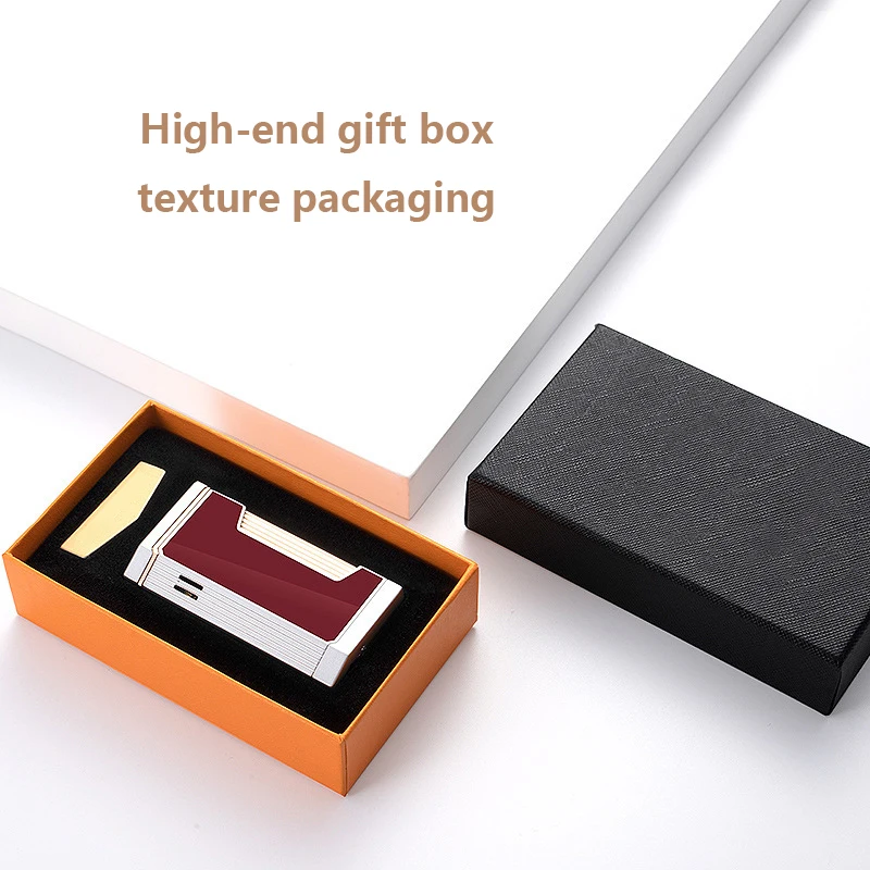 high-end gift box light luxury focus on double straight-through