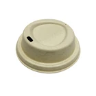 Easy Open End Paper Coffee Lid Compostable Paper Coffee Cup Lid Biodegradable Cup Lid