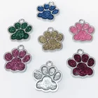 Custom Zinc Alloy Metal Paw Dog Tag Charm Pendant