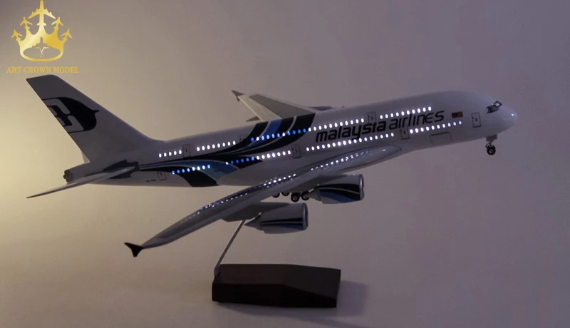 upgraded model plane diecast airbus a380 malaysia