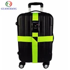 Metal Fashion Strap Buckle Wholesale Custom Fashion Personalized Tsa Luggage Strap Belt with Metal Buckle