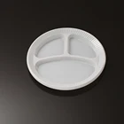 Tray 3 Section Snack Serving Tray Party Food Picnic Multifunctional Plastic 3 Section Snack Serving Tray