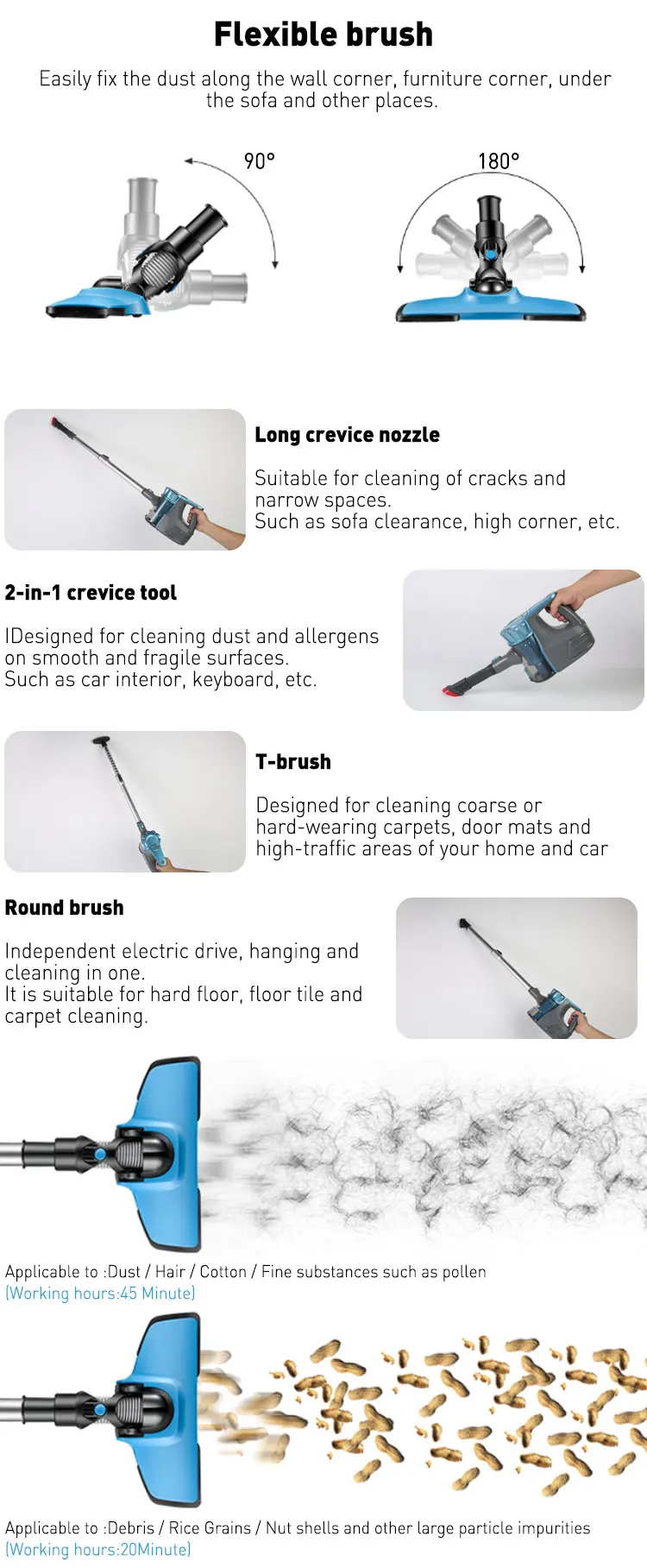 2020 home motorized  cleaner price vaccum  portable handy Cordless  handheld Vacuum Cleaner