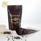 Food Plastic Bag Aluminum Foil Bags Coffee Beans Bag Matte Coffee Bag Custom Packaging Bags Zipper Pouch Stand Up Pouch Bags