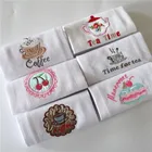 100% Cotton Embroidered Kitchen Cleaning Tea Towel with OEM
