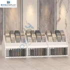 Novel design wooden display rack tile floor stand display