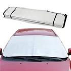 Universal Car Sunshade Snow Cover Foldable Portable Front Windshield Car Cover