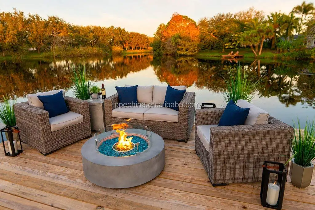 outdoor Gas fire pit for sale,fiber stone fire pit
