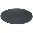Multi size buffet round dish melamine black matted round plate factory hot selling plate