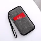 Zipper Case Neck Holder Passport Removable Wristlet Strap Oem Mens Cute Waterproof Foldable Customize Cheap Travel Wallet
