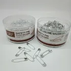Manufacturer sale 37mm standard metal steel silver 400pcs unique design safety pin
