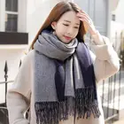 Custom Gift Winter Shawl Women's Cashmere Wool Scarf
