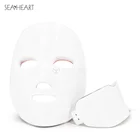 7 colors neck face skin rejuvenation therapy wrinkles led photon pdt light mask