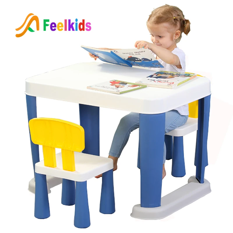 product feelkids hot sale children furniture sets plastic table and chair-1