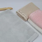 Rectangular Bamboo Towels Luxury 65% Bamboo Fiber 35% Cotton Hemp Round Face Towel New Design