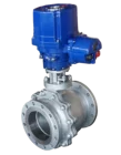 Supply air compressor remote control motorized ball valve ss304 using for industry