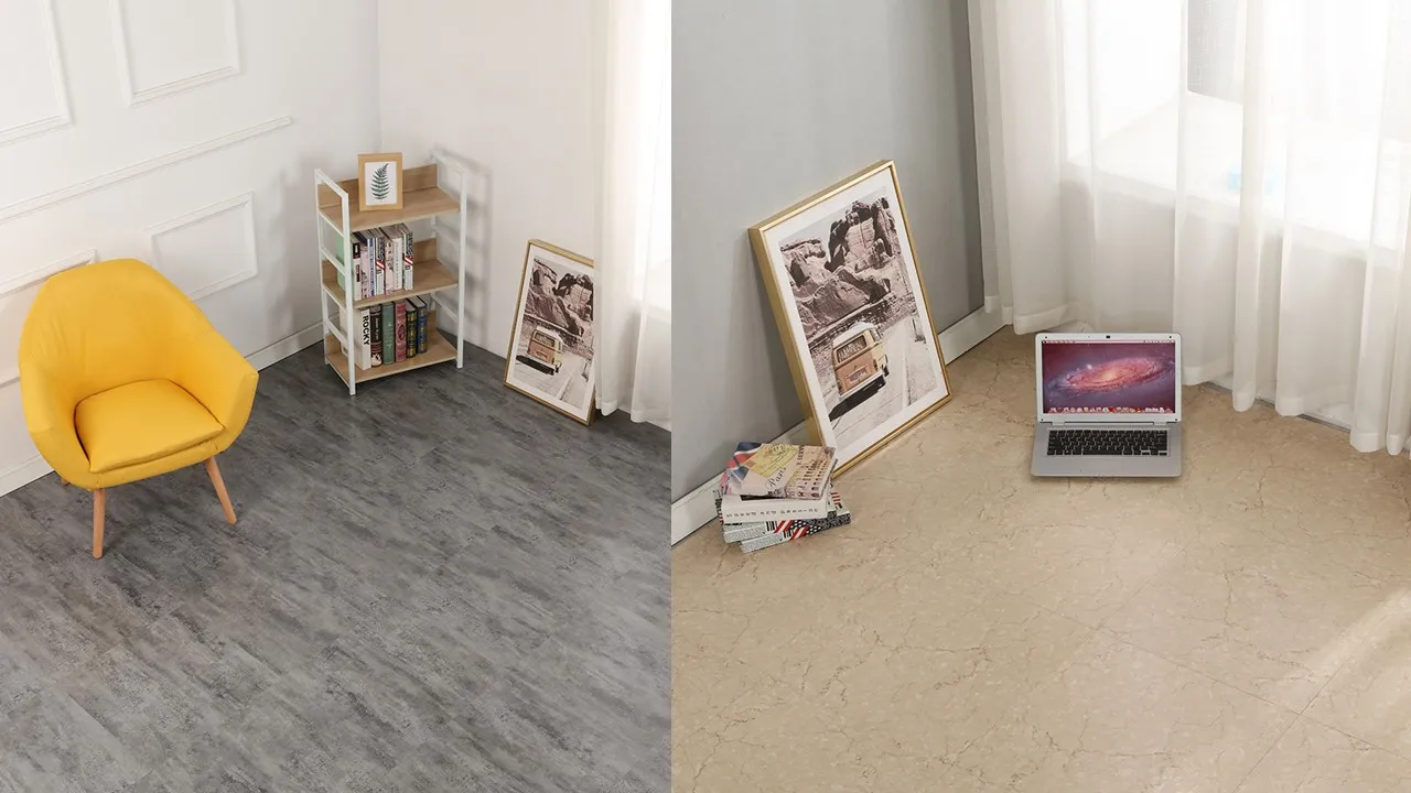 Self-adhesive Lvt Vinyl Flooring Pisos Laminate Flooring