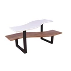 Customized Nordic Furniture Modern Wood Tables Console Coffee Tables MDF Tables for Living Room