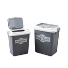 20l 10kg Plastic animal pet cat dog food storage bin container barrel box with lid