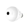 Low Price 3MP Led Light Bulb Camera 360eyes Two Way Audio 8 Watts White Led P2P Connection