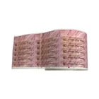 high viscosity synthetic paper bottle label customized print gold stamp label
