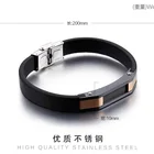 Black Jewelry Bracelet KALEN Wholesale Custom Leather Black Cowhide Metal Jewelry For Men Bracelet