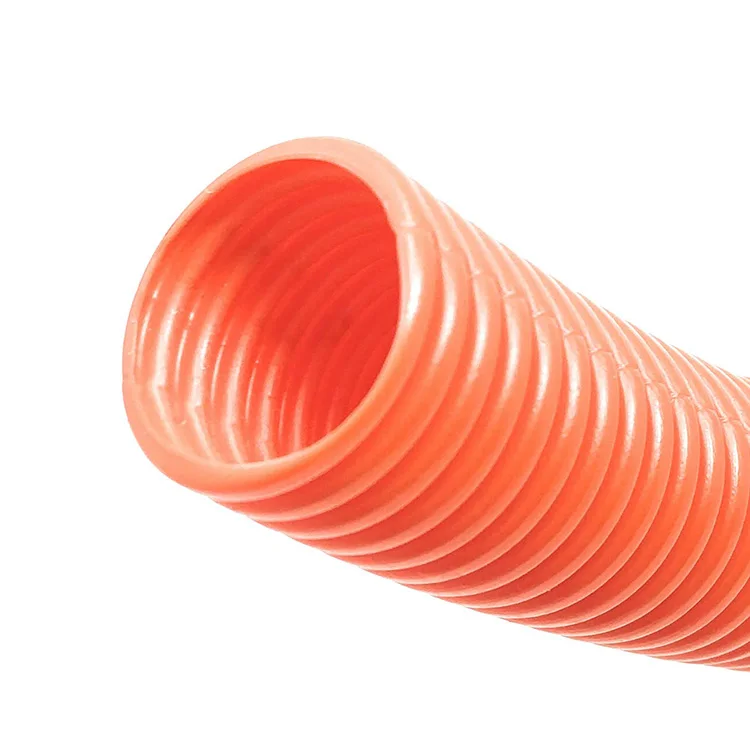 Flame Retardant Pa Pp Pe Plastic Corrugated Hose Flexible Protective