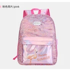 High School Fashion Sequin Ice Cream Flamingo Design High Quality School Backpack