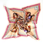 Factory Direct 12MM Digital Print 100% Silk Scarf Custom Design Chinese Women Square Silk Twill Scarf